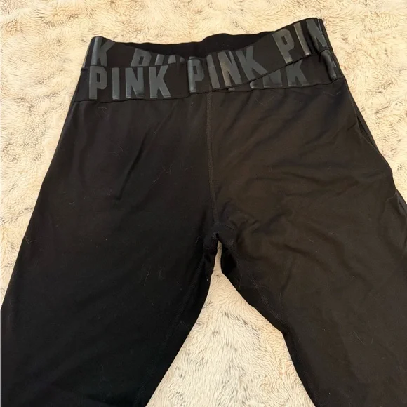 PINK Victoria's Secret Charcoal Leggings - Picture 1 of 2
